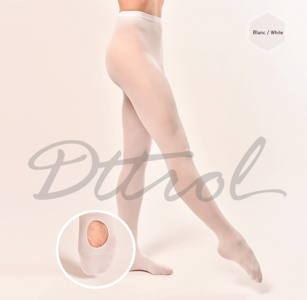 Dttrol White Convertible Tights