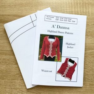 A'Dannsa Highland Jacket & Vest Pattern